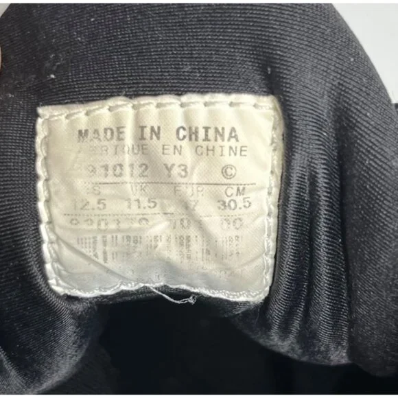 Nike Air Flight Determination Sneakers Mens Size 12.5 Lace Up White Black Rare - Picture 16 of 16